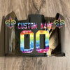New Orleans Saints Custom Name & Number Full Size Football Helmet Visor Silver Chrome Mirror Clear w/ Clips - Crucial Catch