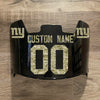New York Giants Custom Name & Number Full Size Football Helmet Visor Shield Black Dark Tint w/ Clips - Camo