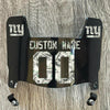 New York Giants Custom Name & Number Mini Football Helmet Visor Shield Black Dark Tint w/ Clips - Money Print