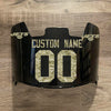 New York Jets Custom Name & Number Full Size Football Helmet Visor Shield Black Dark Tint w/ Clips - Camo