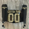 New York Jets Custom Name & Number Mini Football Helmet Visor Shield Black Dark Tint w/ Clips - Camo