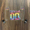 New York Jets Custom Name & Number Mini Football Helmet Visor Shield Clear w/ Clips - Crucial Catch