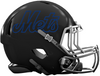 New York Mets Custom Concept Black Mini Riddell Speed Football Helmet