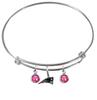 New England Patriots NFL Expandable Wire Bangle Charm Bracelet