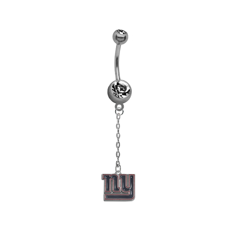 New York Giants Chain NFL Football Belly Button Navel Ring