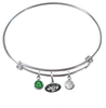 New York Jets NFL Expandable Wire Bangle Charm Bracelet