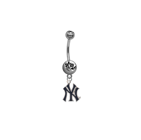 New York Yankees Style 2 MLB Baseball Belly Button Navel Ring