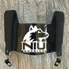 NIU Northern Illinois Huskies Mini Football Helmet Visor Shield Black Dark Tint w/ Clips