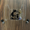 Northern Illinois Huskies Mini Football Helmet Visor Shield Clear w/ Clips