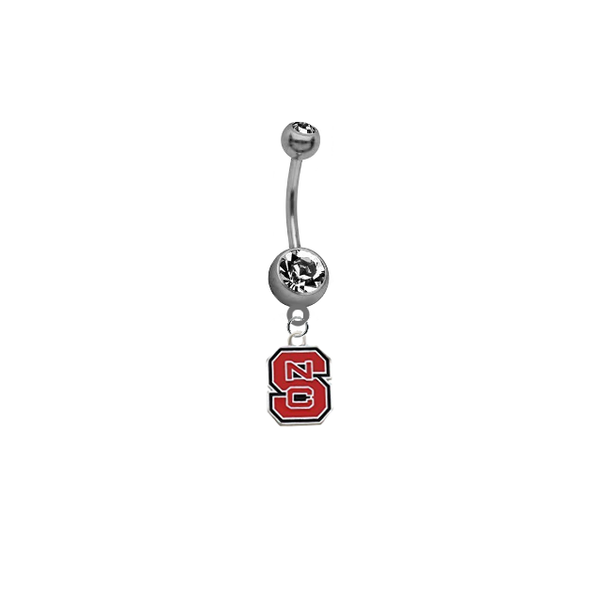 North Carolina State Wolfpack NCAA College Belly Button Navel Ring