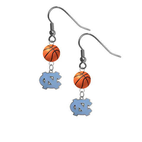 North Carolina Tar Heels NCAA Basketball Dangle Earrings