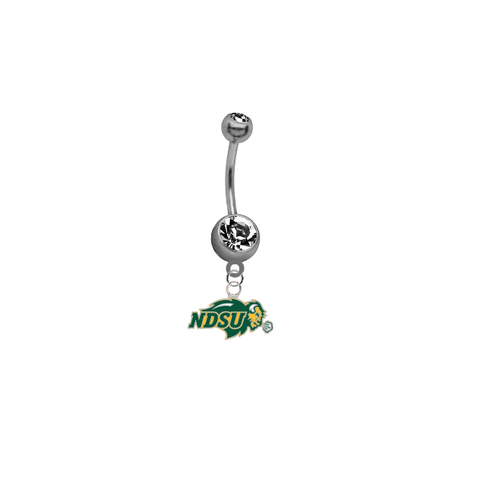 North Dakota State Bison NCAA College Belly Button Navel Ring
