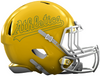 Oakland Athletics Custom Concept Yellow Mini Riddell Speed Football Helmet