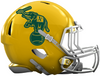 Oakland Athletics Custom Concept Yellow Mini Riddell Speed Football Helmet
