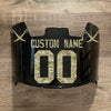 Las Vegas Raiders Custom Name & Number Full Size Football Helmet Visor Shield Black Dark Tint w/ Clips - CAMO