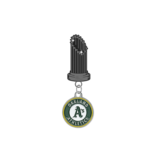 Oakland Athletics MLB World Series Trophy Lapel Pin