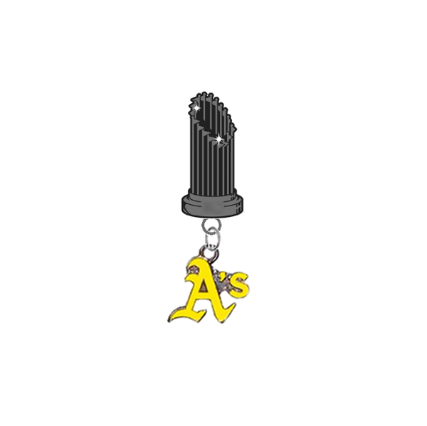 Oakland Athletics Style 2 MLB World Series Trophy Lapel Pin