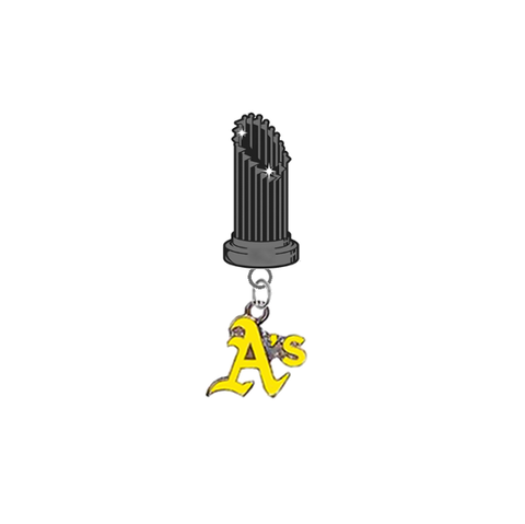 Oakland Athletics Style 2 MLB World Series Trophy Lapel Pin