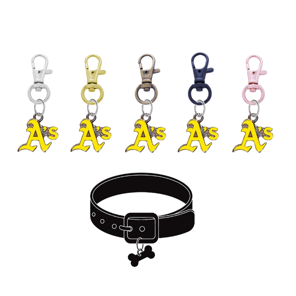 Oakland Athletics Style 2 MLB Pet Tag Dog Cat Collar Charm