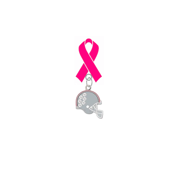 Ohio State Buckeyes Football Helmet Breast Cancer Awareness / Mothers Day Pink Ribbon Lapel Pin