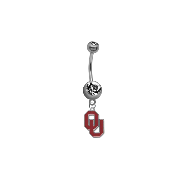 Oklahoma Sooners NCAA College Belly Button Navel Ring