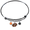 Oklahoma State Cowboys BLACK Expandable Wire Bangle Charm Bracelet