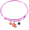 Oregon State Beavers Style 2 PINK Color Edition Expandable Wire Bangle Charm Bracelet