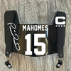 Kansas City Chiefs Patrick Mahomes Mini Football Helmet Visor Shield Black Dark Tint w/ Clips