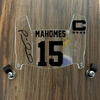 Kansas City Chiefs Patrick Mahomes Mini Football Helmet Visor Shield Clear w/ Clips