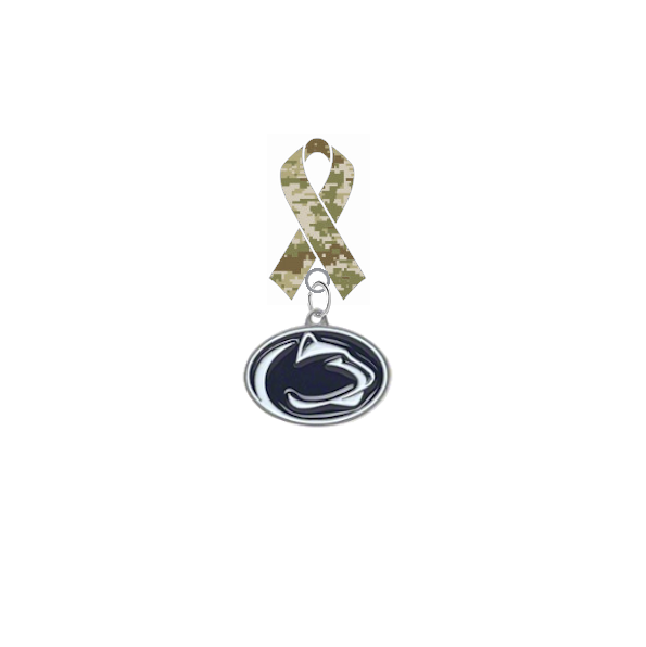 Penn State Nittany Lions Salute to Service Military Appreciation Camo Ribbon Lapel Pin