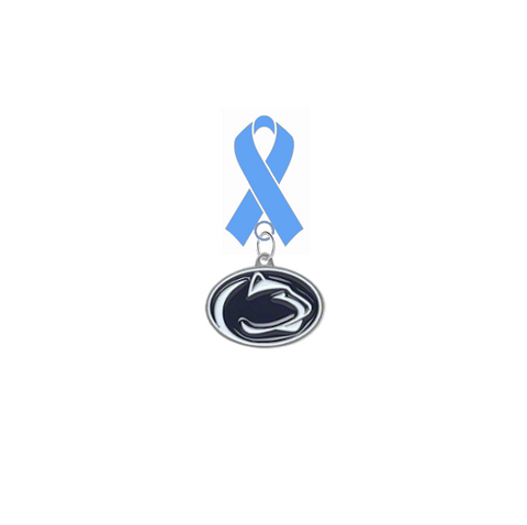 Penn State Nittany Lions Prostate Cancer Awareness / Fathers Day Light Blue Ribbon Lapel Pin