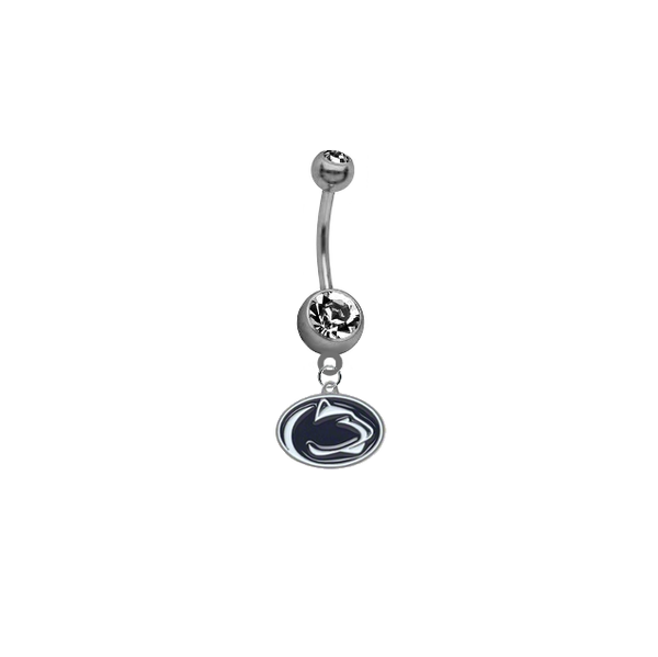 Penn State Nittany Lions NCAA College Belly Button Navel Ring