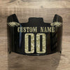 Philadelphia Eagles Custom Name & Number Full Size Football Helmet Visor Shield Black Dark Tint w/ Clips - Camo