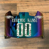 Philadelphia Eagles Custom Name & Number Full Size Football Helmet Visor Shield Green Iridium Mirror w/ Clips - Money Print