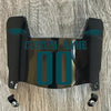 Philadelphia Eagles Custom Name & Number Mini Football Helmet Visor Shield Black Dark Tint w/ Clips - Midnight Green