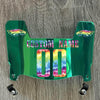 Philadelphia Eagles Custom Name & Number Mini Football Helmet Visor Shield Green Chrome Mirror w/ Clips - Crucial Catch