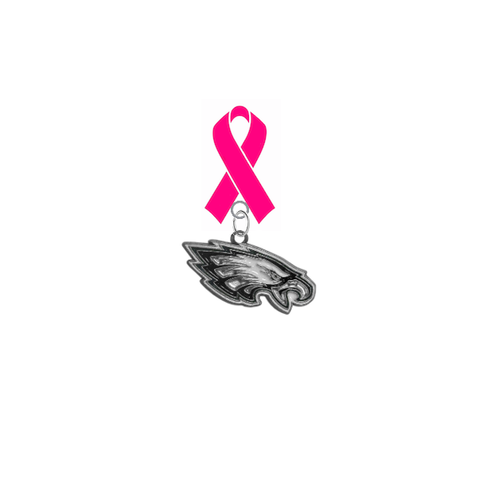 Philadelphia Eagles NFL Breast Cancer Awareness / Mothers Day Pink Ribbon Lapel Pin