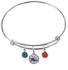 Philadelphia 76ers NBA Expandable Wire Bangle Charm Bracelet