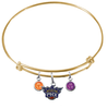 Phoenix Suns GOLD Color Edition Expandable Wire Bangle Charm Bracelet