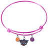 Phoenix Suns PINK Color Edition Expandable Wire Bangle Charm Bracelet