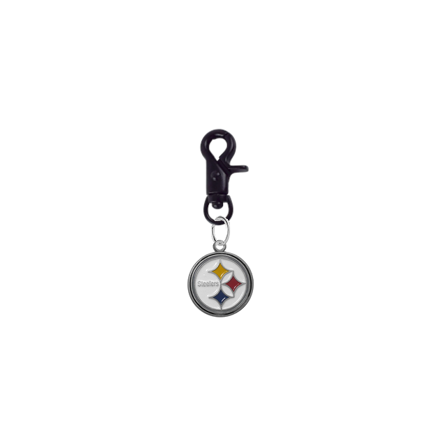 Pittsburgh Steelers NFL COLOR EDITION Black Pet Tag Collar Charm