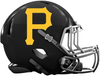 Pittsburgh Pirates Custom Concept Black Mini Riddell Speed Football Helmet