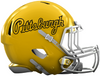 Pittsburgh Pirates Custom Concept Yellow Mini Riddell Speed Football Helmet
