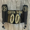 Pittsburgh Steelers Custom Name & Number Mini Football Helmet Visor Shield Black Dark Tint w/ Clips - Camo