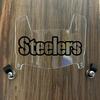 Pittsburgh Steelers Mini Football Helmet Visor Shield Clear