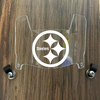 Pittsburgh Steelers Mini Football Helmet Visor Shield Clear