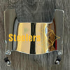 Pittsburgh Steelers Mini Football Helmet Visor Shield Silver Chrome Mirror w/ Clips