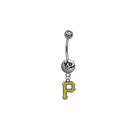 Pittsburgh Pirates MLB Baseball Belly Button Navel Ring