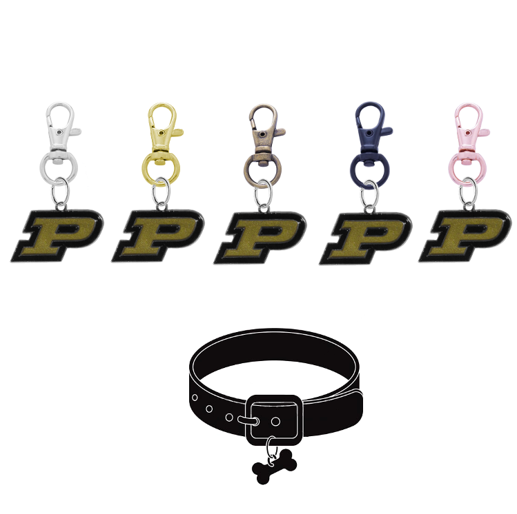 Purdue Boilermakers NCAA Pet Tag Dog Cat Collar Charm