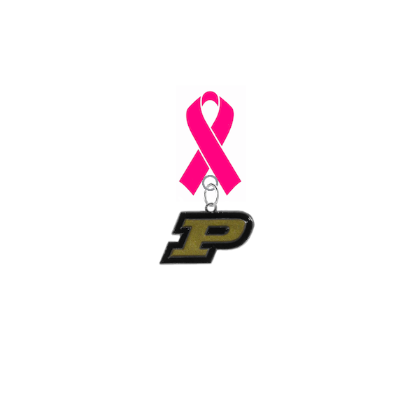 Purdue Boilermakers Breast Cancer Awareness / Mothers Day Pink Ribbon Lapel Pin